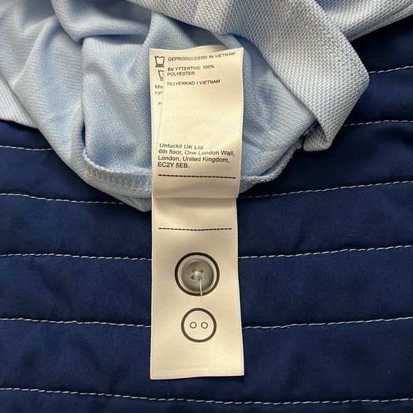 UNTUCKit baby blue Men’s polo shirt - Picture 10 of 10